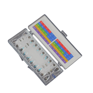 Bracket métallique auto-ligaturant Mico One® Orthodontics – 1 set, crochets 3/4/5