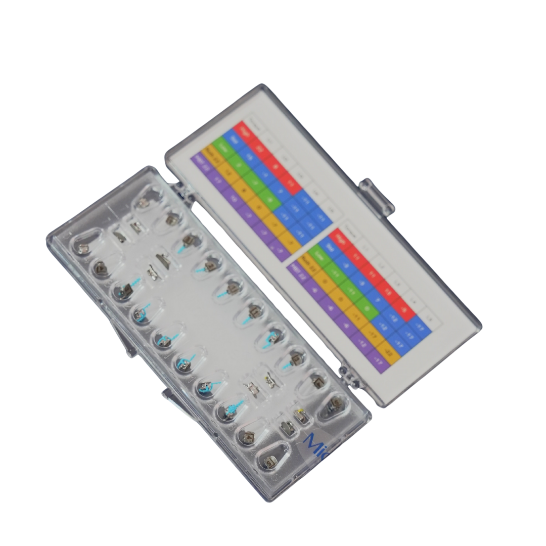 Bracket métallique auto-ligaturant Mico One® Orthodontics – 1 set, crochets 3/4/5