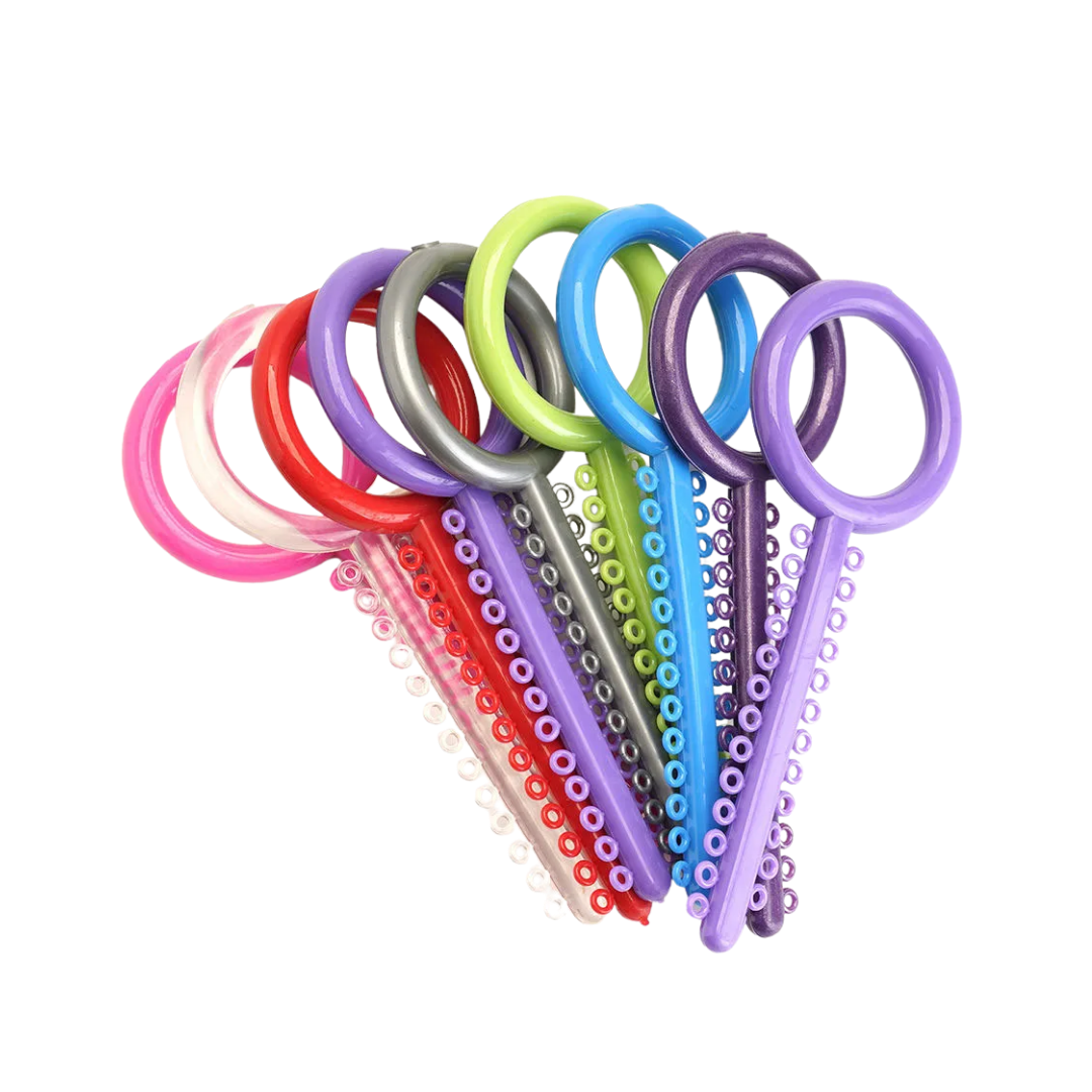 Boîte d’élastiques orthodontiques